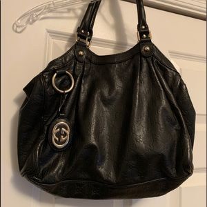 PRICE DROP! Leather GUCCI Shoulder Bag